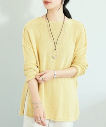 SHENERY | リネンチュニックオーバーニット(ニット/セーター)