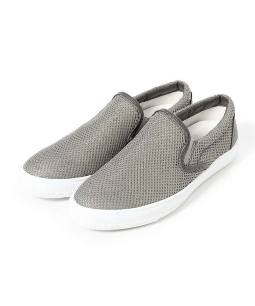 RAGEBLUE(レイジブルー)の「メッシュスリッポン/563733(スニーカー・メンズ・グレー/ネイビー/ホワイト・MEDIUM/LARGE)」の1枚目の写真