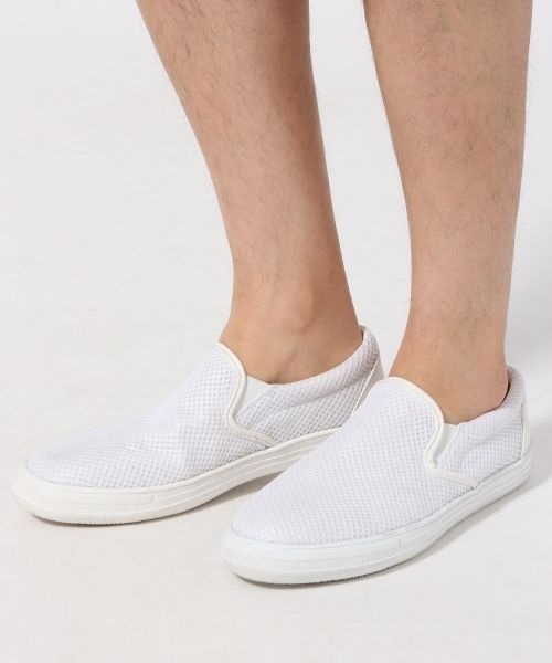 RAGEBLUE(レイジブルー)の「メッシュスリッポン/563733(スニーカー・メンズ・グレー/ネイビー/ホワイト・MEDIUM/LARGE)」の8枚目の写真