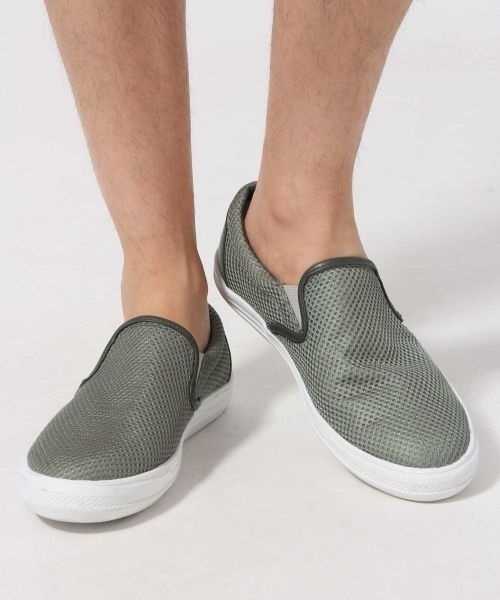 RAGEBLUE(レイジブルー)の「メッシュスリッポン/563733(スニーカー・メンズ・グレー/ネイビー/ホワイト・MEDIUM/LARGE)」の9枚目の写真