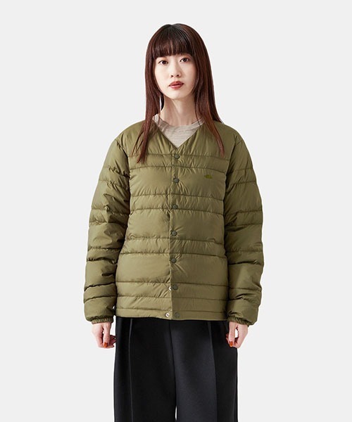 THE NORTH FACE PURPLE LABEL（ザ ノースフェイス パープルレーベル）の「【入荷禁止】THE NORTH FACE PURPLE LABEL / ザ・ノース・フェイス パープルレーベル：Down Cardigan：ND2254N-L[DEA]（ダウンジャケット/コート・レディース・ブラック/オリーブ/ホワイト系その他・WM）」の7枚目の写真