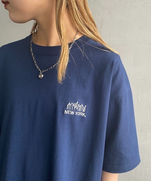 Manhattan Portage（マンハッタンポーテージ）の「[MANHATTAN PORTAGE/マンハッタンポーテージ] 別注 バックフォトプリントTシャツ（Tシャツ/カットソー・レディース・ホワイト/ベージュ/ネイビー・S/M/L/XL）」の21枚目の写真