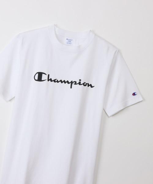 Champion(チャンピオン)の「【Champion/チャンピオン】メンズ ベーシック ショートスリーブポケットTシャツ(Tシャツ/カットソー・メンズ・ホワイト/オレンジ系1/ネイビー/グレー/ブラック/スモーキーグリーン系1/ベージュ系その他3/スカイブルー・MEDIUM/LARGE/X-LARGE/SMALL)」の10枚目の写真