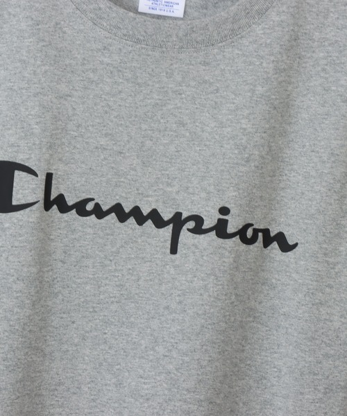 Champion(チャンピオン)の「【Champion/チャンピオン】メンズ ベーシック ショートスリーブポケットTシャツ(Tシャツ/カットソー・メンズ・ホワイト/オレンジ系1/ネイビー/グレー/ブラック/スモーキーグリーン系1/ベージュ系その他3/スカイブルー・MEDIUM/LARGE/X-LARGE/SMALL)」の15枚目の写真