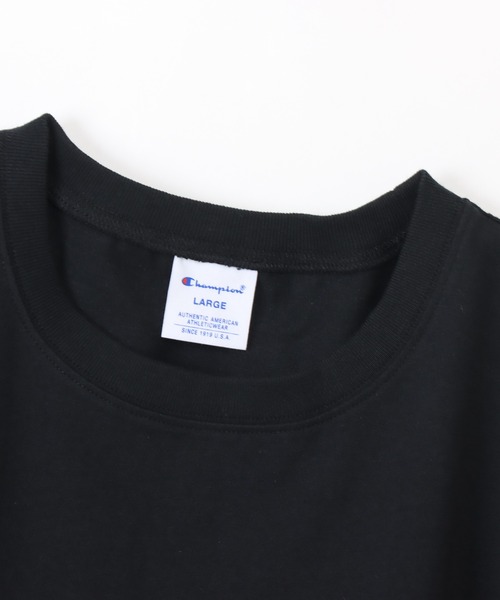 Champion(チャンピオン)の「【Champion/チャンピオン】メンズ ベーシック ショートスリーブポケットTシャツ(Tシャツ/カットソー・メンズ・ホワイト/オレンジ系1/ネイビー/グレー/ブラック/スモーキーグリーン系1/ベージュ系その他3/スカイブルー・MEDIUM/LARGE/X-LARGE/SMALL)」の14枚目の写真