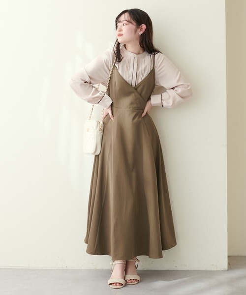 natural couture(ナチュラルクチュール)の「ピンタック×パイピングブラウス(シャツ/ブラウス・レディース・その他2/その他1/オフホワイト/サックスブルー/ピンクベージュ・FREE)」の19枚目の写真