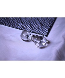 tone（トーン）の「【Willija】金属アレルギー対応《Pure》透明イヤリング(MA)（イヤリング）」