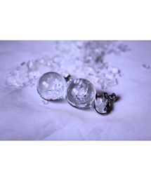 tone（トーン）の「【Willija】金属アレルギー対応《Pure》透明イヤリング(MA)（イヤリング）」