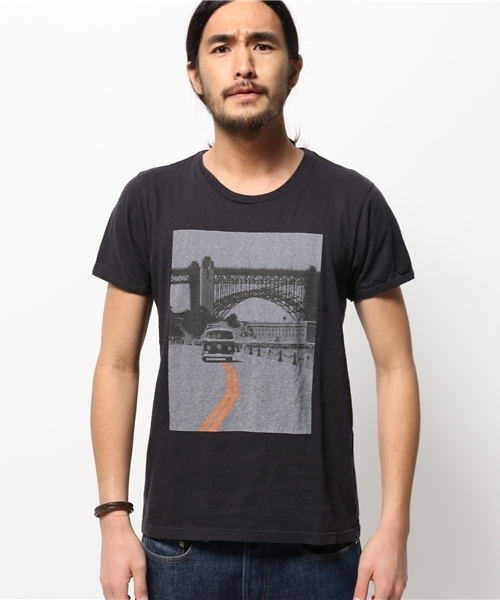 JOURNAL STANDARD（ジャーナルスタンダード）の「MELPLE / メイプル: ベーシックTee(GGB) #（Tシャツ/カットソー・メンズ・ブラック系その他/ホワイト系その他・MEDIUM/SMALL）」の3枚目の写真