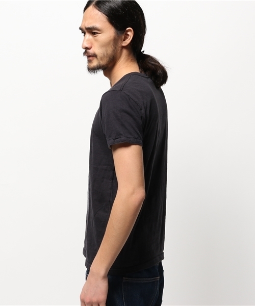 JOURNAL STANDARD（ジャーナルスタンダード）の「MELPLE / メイプル: ベーシックTee(GGB) #（Tシャツ/カットソー・メンズ・ブラック系その他/ホワイト系その他・MEDIUM/SMALL）」の4枚目の写真