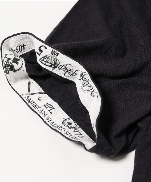 JOURNAL STANDARD（ジャーナルスタンダード）の「MELPLE / メイプル: ベーシックTee(GGB) #（Tシャツ/カットソー・メンズ・ブラック系その他/ホワイト系その他・MEDIUM/SMALL）」の9枚目の写真