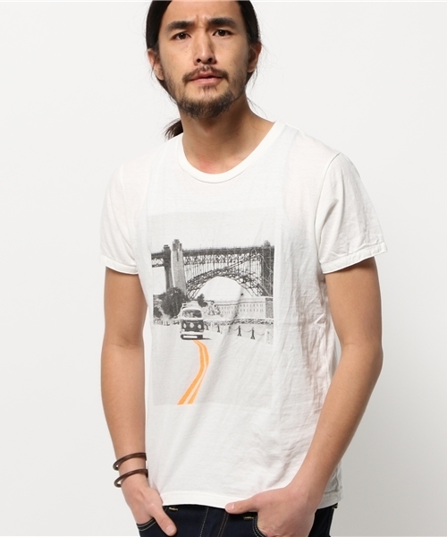 JOURNAL STANDARD（ジャーナルスタンダード）の「MELPLE / メイプル: ベーシックTee(GGB) #（Tシャツ/カットソー・メンズ・ブラック系その他/ホワイト系その他・MEDIUM/SMALL）」の14枚目の写真