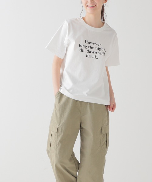 Honeys（ハニーズ）の「ロゴプリントＴシャツ（Tシャツ/カットソー・レディース・ピンク/ホワイト×グリーン/ブラック/ホワイト/ターコイズブルー・L/S/M）」の11枚目の写真