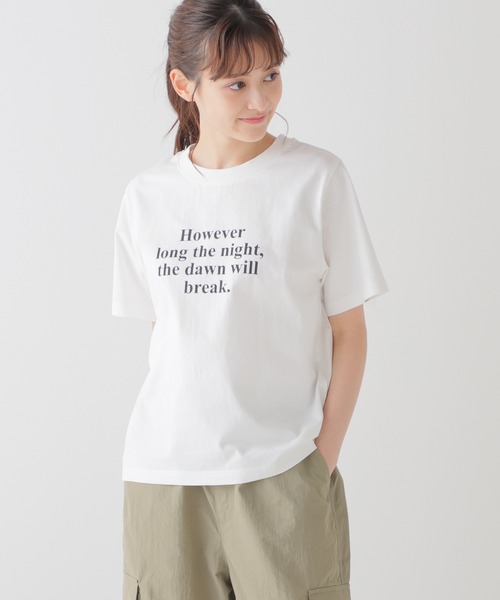 Honeys（ハニーズ）の「ロゴプリントＴシャツ（Tシャツ/カットソー・レディース・ピンク/ホワイト×グリーン/ブラック/ホワイト/ターコイズブルー・L/S/M）」の16枚目の写真