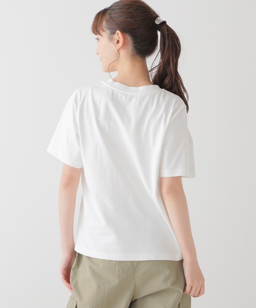 Honeys（ハニーズ）の「ロゴプリントＴシャツ（Tシャツ/カットソー・レディース・ピンク/ホワイト×グリーン/ブラック/ホワイト/ターコイズブルー・L/S/M）」の20枚目の写真