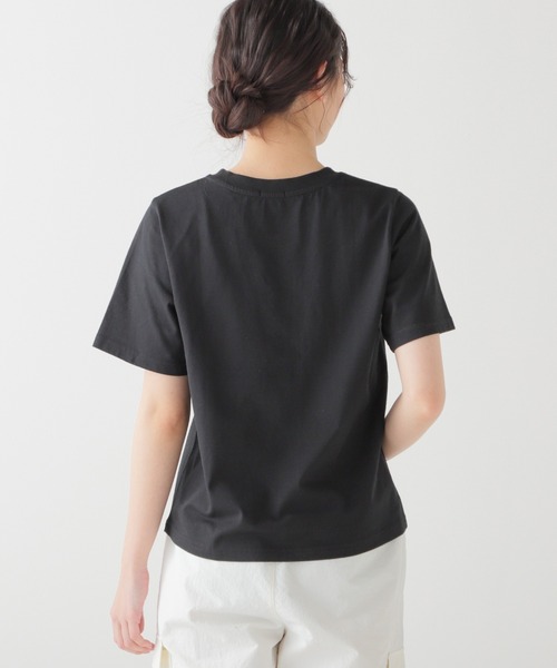 Honeys（ハニーズ）の「ロゴプリントＴシャツ（Tシャツ/カットソー・レディース・ピンク/ホワイト×グリーン/ブラック/ホワイト/ターコイズブルー・L/S/M）」の7枚目の写真