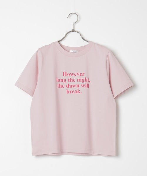 Honeys（ハニーズ）の「ロゴプリントＴシャツ（Tシャツ/カットソー・レディース・ピンク/ホワイト×グリーン/ブラック/ホワイト/ターコイズブルー・L/S/M）」の14枚目の写真