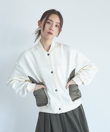 CITY TOKYO | コンビネーションスウェットブルゾン(ブルゾン)