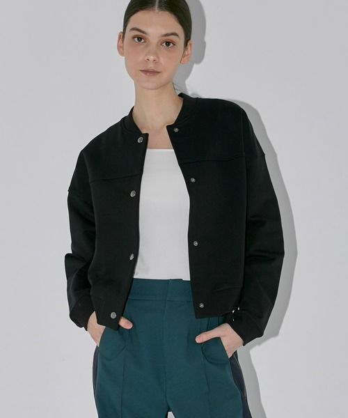 CITY TOKYO（シティトウキョウ）の「コンビネーションスウェットブルゾン（ブルゾン・レディース・アイボリー/ブラック・FREE）」の15枚目の写真