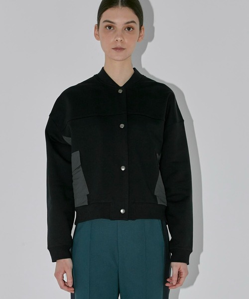 CITY TOKYO（シティトウキョウ）の「コンビネーションスウェットブルゾン（ブルゾン・レディース・アイボリー/ブラック・FREE）」の18枚目の写真