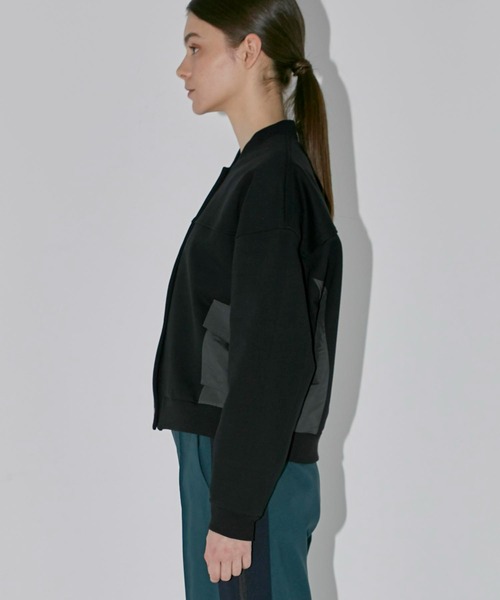 CITY TOKYO（シティトウキョウ）の「コンビネーションスウェットブルゾン（ブルゾン・レディース・アイボリー/ブラック・FREE）」の19枚目の写真