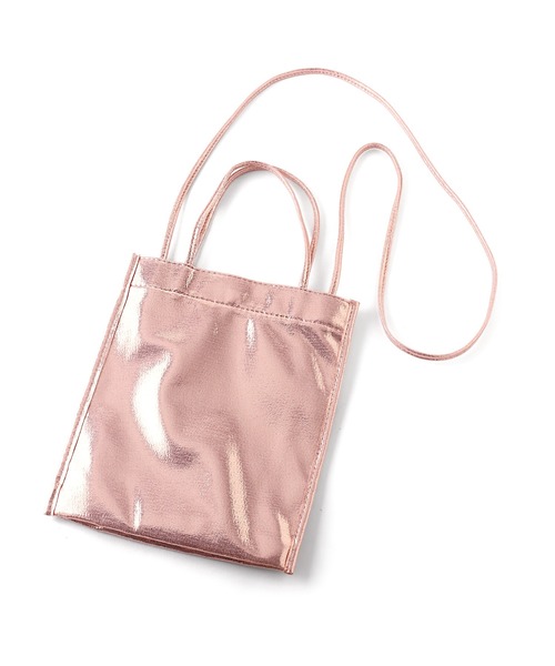 ANEMONE（アネモネ）の「メタリックショルダー2WAYサブバッグ[バンケット]（ショルダーバッグ・レディース・ブラック/シルバー/ピンク/ゴールド/ベージュ・FREE）」の9枚目の写真