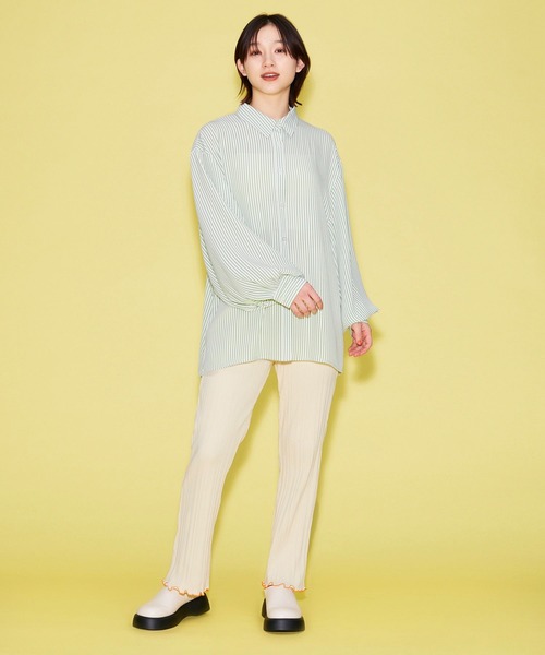 FOREVER 21(フォーエバー トゥエンティーワン)の「【BASIC】リブカットパンツ(その他パンツ・レディース・ホワイト/ブラック/パープル系その他・FREE)」の4枚目の写真