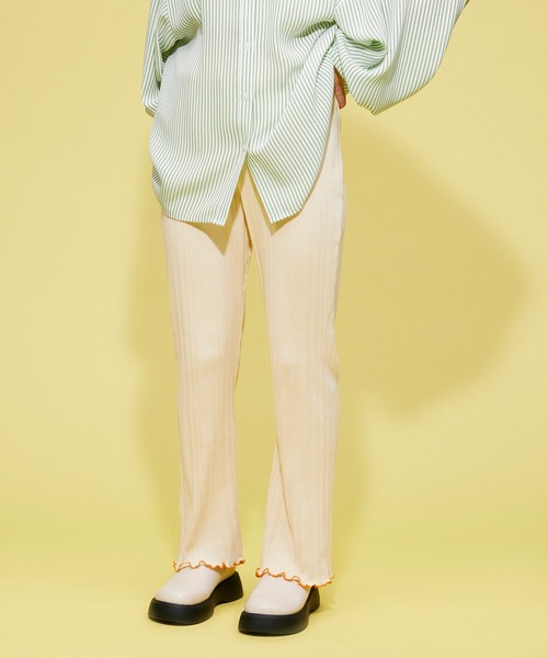 FOREVER 21(フォーエバー トゥエンティーワン)の「【BASIC】リブカットパンツ(その他パンツ・レディース・ホワイト/ブラック/パープル系その他・FREE)」の5枚目の写真