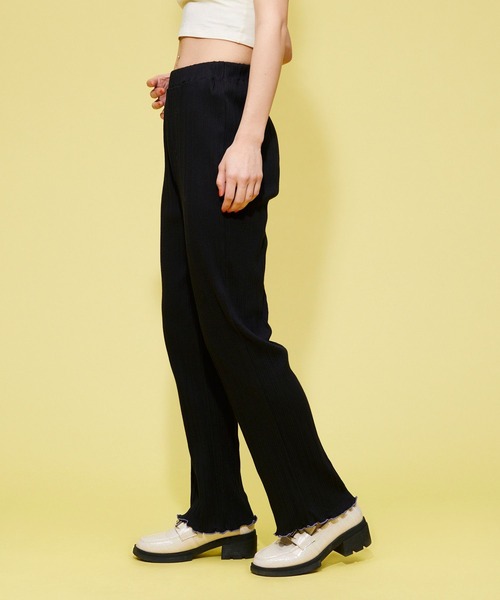 FOREVER 21(フォーエバー トゥエンティーワン)の「【BASIC】リブカットパンツ(その他パンツ・レディース・ホワイト/ブラック/パープル系その他・FREE)」の9枚目の写真