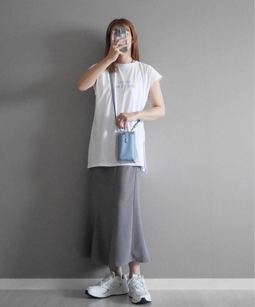 ROOPTOKYO（ループトウキョウ）の「FLARE MERMAID SKIRT / フレアマーメイドスカート（スカート・レディース・ブラック/ホワイト/チャコール/ミント・S/M/L/XS）」の16枚目の写真