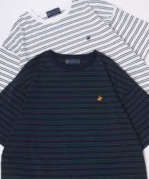 BEVERLY HILLS POLO CLUB/ビバリーヒルズポロクラブ オーバーサイズ ロゴ ワンポイント刺繍 半袖Tシャツ/無地T/リンガーT/ボーダーT/レディース メンズ