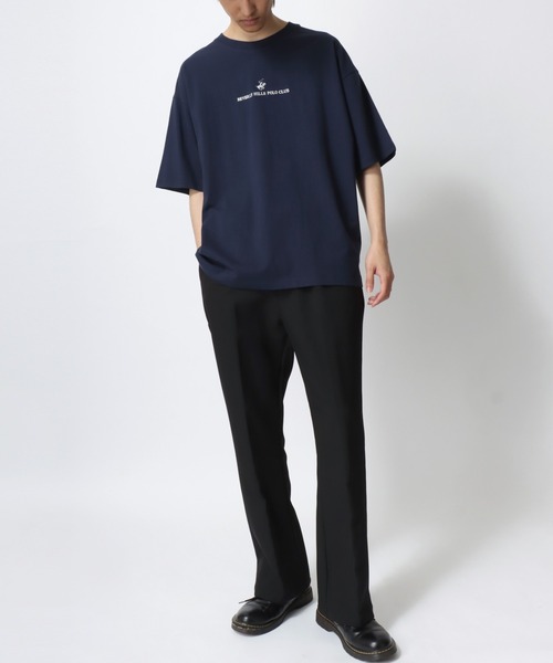 CHRYSOMALLON ストリート 丸首 金属ボタン Tシャツ 送料関税込 セール】BEVERLY HILLS POLO CLUB/ビバリーヒルズポロクラブ
