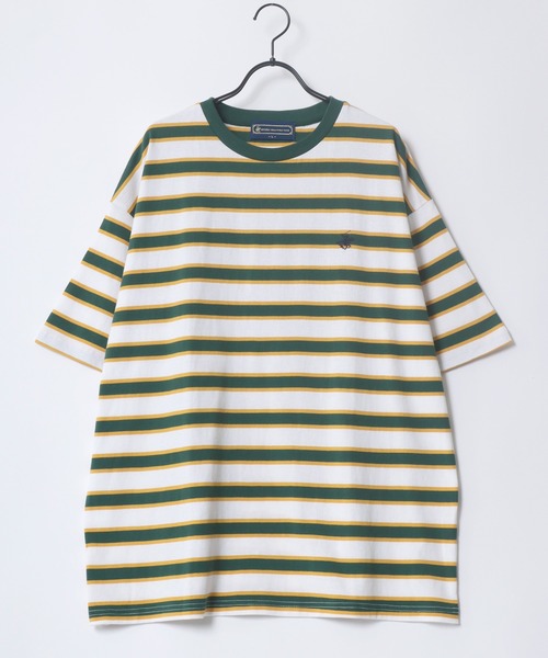 BEVERLY HILLS POLO CLUB（ビバリーヒルズポロクラブ）の「BEVERLY HILLS POLO CLUB/ビバリーヒルズポロクラブ オーバーサイズ ロゴ ワンポイント刺繍 半袖Tシャツ/無地T/リンガーT/ボーダーT/レディース メンズ（Tシャツ/カットソー・メンズ・ホワイト/ブラック/グリーン系その他/ホワイト系その他2/ホワイト系その他/ブラック系その他/ネイビー/マスタード/ホワイト系その他5/ホワイト系その他4/ホワイト系その他3/ブルー系その他/ブラック系その他3/ブルー系その他2/ブラック系その他2/ホワイト系その他6・LL/M/L）」の21枚目の写真