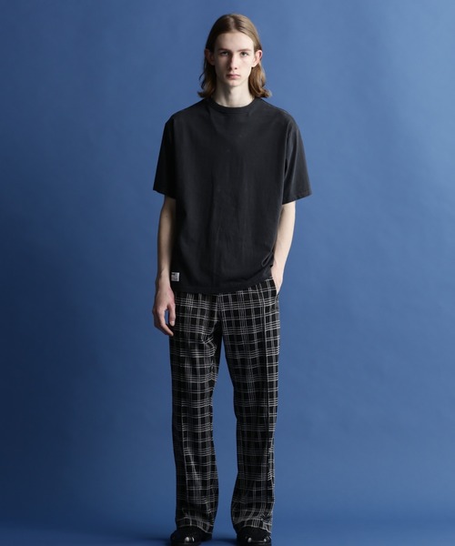 schott（ショット）の「Schott/ショット/PIGMENT O/D SS T-SHIRT/ピグメント オーバーダイ Tシャツ（Tシャツ/カットソー・メンズ・ブラック/ブルーグレー/セージグリーン/ブラウン系その他/ナチュラル/ホワイト系2/その他10/その他1・L/XL/2XL/M/S）」の9枚目の写真