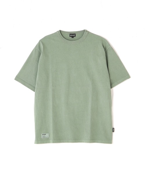 schott（ショット）の「Schott/ショット/PIGMENT O/D SS T-SHIRT/ピグメント オーバーダイ Tシャツ（Tシャツ/カットソー・メンズ・ブラック/ブルーグレー/セージグリーン/ブラウン系その他/ナチュラル/ホワイト系2/その他10/その他1・L/XL/2XL/M/S）」の20枚目の写真