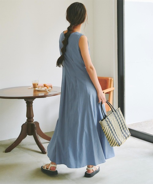 titivate（ティティベイト）の「ウエストタックノースリーブワンピース