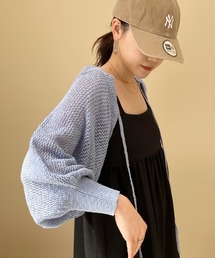 LOWRYS FARM | ブークレメッシュボレロ６Ｓ　704162(カーディガン/ボレロ)