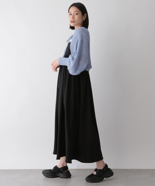 LOWRYS FARM（ローリーズファーム）の「ブークレメッシュボレロ６Ｓ　704162（カーディガン/ボレロ・レディース・アイボリー/ブルー/ブラック/ベージュ/オレンジ/オレンジ系その他/ブルー系その他・FREE）」の12枚目の写真