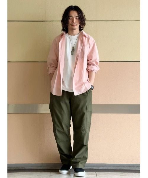 Lee（リー）の「【Lee】デニムポケットＴ（Tシャツ/カットソー・メンズ・ホワイト・M/L/XL）」の12枚目の写真