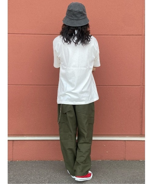 Lee（リー）の「【Lee】デニムポケットＴ（Tシャツ/カットソー・メンズ・ホワイト・M/L/XL）」の14枚目の写真