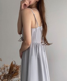 FILLOU（FILLOU）の「バックリボンフレアキャミワンピース（ワンピース）」