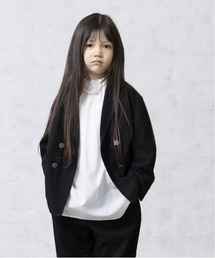 ARCH & LINE（アーチアンドライン）の「フランネルイージーダブルジャケット FLANNEL EASY JACKET（テーラードジャケット・キッズ）」