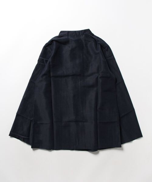 Le temps riche（ルタンリッシュ）の「【販売終了】【ZOZOTOWN限定】スタンドカラーチャイナ風シャツ ＜Le temps riche＞（シャツ/ブラウス・レディース・ネイビー/アイボリー・L/LL/M）」の16枚目の写真