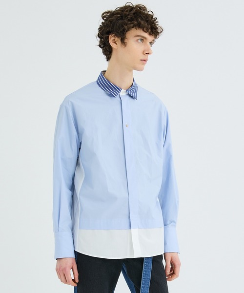 CULLNI シャツ CULLNI（クルニ）の「24-SS-003 / Cotton Stripe Mix Shirt