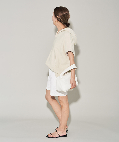 FRAMeWORK（フレームワーク）の「パイルメキパ（パーカー・レディース・アイボリー・FREE）」の2枚目の写真