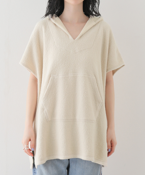 FRAMeWORK（フレームワーク）の「パイルメキパ（パーカー・レディース・アイボリー・FREE）」の5枚目の写真