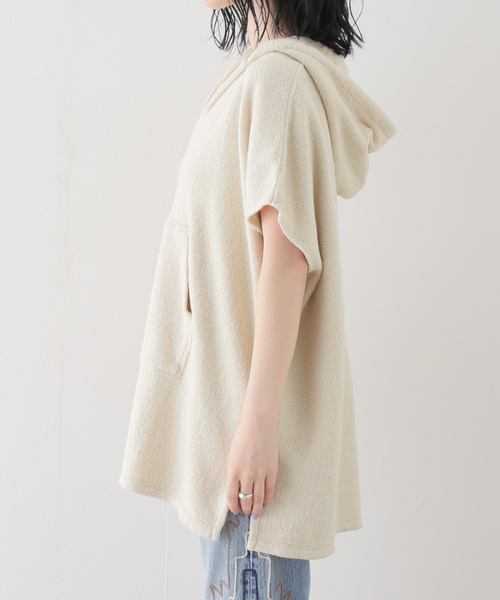 FRAMeWORK（フレームワーク）の「パイルメキパ（パーカー・レディース・アイボリー・FREE）」の6枚目の写真