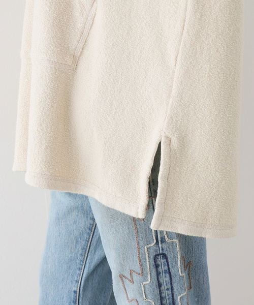 FRAMeWORK（フレームワーク）の「パイルメキパ（パーカー・レディース・アイボリー・FREE）」の12枚目の写真