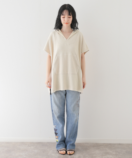 FRAMeWORK（フレームワーク）の「パイルメキパ（パーカー・レディース・アイボリー・FREE）」の15枚目の写真