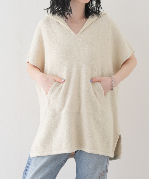 FRAMeWORK（フレームワーク）の「パイルメキパ（パーカー・レディース・アイボリー・FREE）」の16枚目の写真